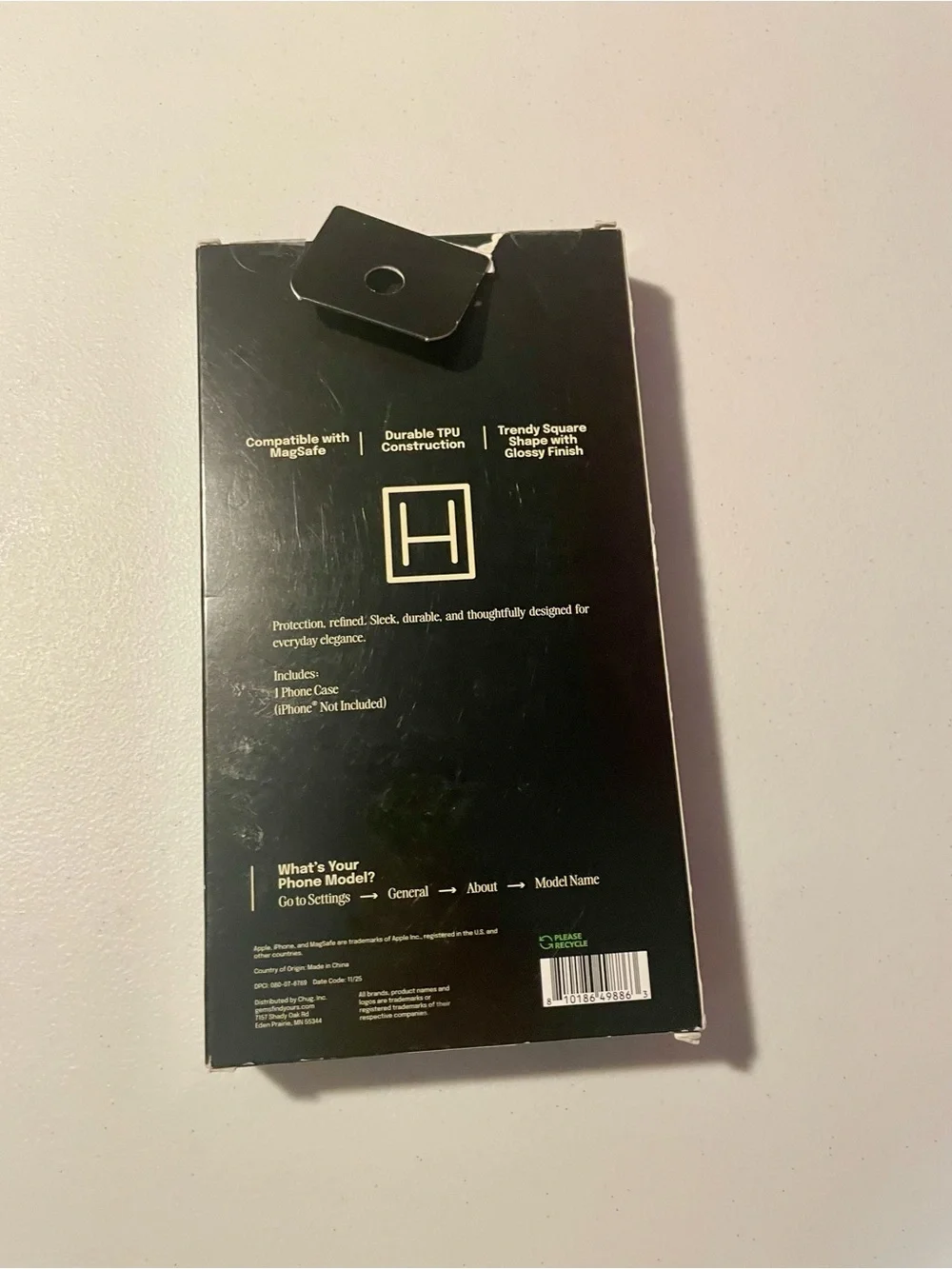 Hello Lux iPhone 16 Plus Red Bandana Square Magsafe Phone Case NWT